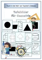 Vorschau - Präsentationen/Tafelbilder - Materialpaket_Tafelbilder für Geometrie - Deckblatt