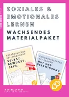 Vorschau - Stundenentwürfe - SEL Großes Materialpaket zum sozialen und emotionalen Lernen - GROWING BUNDLE - Deckblatt