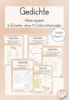 Vorschau - Stundenentwürfe - Unterrichtsreihe: Sommergedichte (Akrostichon, Elfchen, Rondell) - Deckblatt
