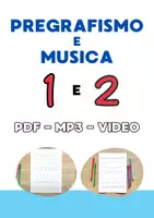 anteprima - Esercizi - Raccolta PREGRAFISMO e MUSICA 1 e 2 - Pagina di copertina