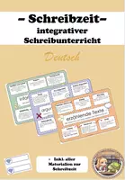 Vorschau - Poster - Unsere Schreibzeit - integrativer Schreibunterricht - Deckblatt
