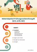Vorschau - Arbeitsblätter - Prüfungsvorbereitung B1 - Lesen - Lesetexte - Deckblatt