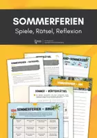 Vorschau - Arbeitsblätter - Sparpaket Sommerferien: Alles für die letzten Stunden! #sommerferien - Deckblatt