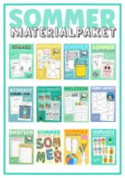 Vorschau - Arbeitsblätter - Kreative Ideen für das Schuljahresende vor den Sommerferien in der Grundschule - Materialpaket - Deckblatt