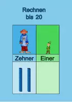 Vorschau - Arbeitsblätter - Rechnen bis 20 - Deckblatt