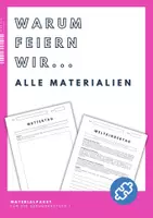 Vorschau - Stundenentwürfe - Materialpaket - Warum feiern wir... Vollständige Themenpakete - GROWING BUNDLE - Deckblatt