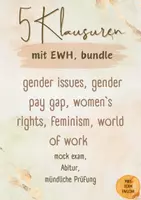 Vorschau - Test - Materialpaket Klausuren gender issues, feminism, discrimination, women`s rights, world of work, mock exams, Abitur - Deckblatt