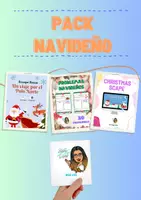 Vista previa - Hojas de trabajo - Pack navideño - Portada