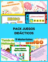 Vista previa - Hojas de trabajo - PACK JUEGOS DIDÁCTICOS - Portada