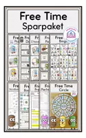 Vista previa - Hojas de trabajo - Free Time (Hobbies) - Bundle - Portada