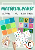 Vorschau - Mal- und Bastelvorlagen - Materialpaket: ABC, Alphabet, Buchstaben - Deckblatt