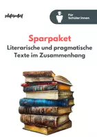 Vorschau - Unterrichtsreihen - Sparpaket: Literarische und Pragmatische Texte im Deutsch Abitur | Lehrplan GoST 2026 - Deckblatt