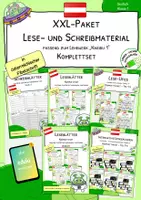 Vorschau - Arbeitsblätter - Lesen lernen mit Karibu 1 – XXL-Paket Lesematerial in österreichischer Fibelschrift | Lesetraining, Leseblätter & Arbeitsblätter für die 1. Klasse - Deckblatt