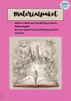 Vorschau - Arbeitsblätter - Materialpaket: Umgang mit dem Wörterbuch (Deutsch/Duden) (Stationenlernen und Spiel) - Deckblatt
