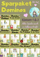 Vorschau - Spiele - Sparpaket Dominos (Klassen 1 & 2 sowie DaZ) - Deckblatt