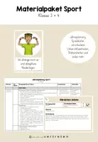 Vorschau - Stundenentwürfe - Wachsendes Materialpaket Sport Klasse 3 + 4 - Deckblatt