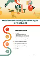 Vorschau - Arbeitsblätter - Prüfungsvorbereitung B1 - E-Mails als Sprachbausteine - Deckblatt