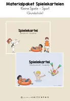 Vorschau - Spiele - Materialpaket Spielekarteien (Sport) - Deckblatt