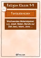 Vorschau - Stundenentwürfe - wachsendes Materialpaket Fantasiereisen im Religionsunterricht - Deckblatt