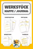 Vorschau - Arbeitsblätter - Werkstück - Mappe / Journal - Deckblatt