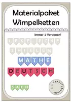 Vorschau - Poster - Materialpaket Wimpelketten - Deckblatt