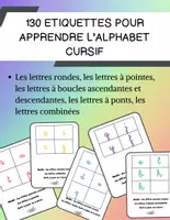 Aperçu - Jeux - Kit pédagogique : 130 étiquettes pour apprendre l'alphabet en cursif (GS CP et Ulis) - Page de couverture