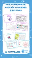 Vista previa - Hojas de trabajo - PACK CUADERNOS ATENCIÓN Y FUNCIONES EJECUTIVAS - Portada