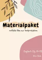 Vorschau - Arbeitsblätter - Materialpaket Skills Files Textproduktion - Deckblatt