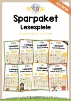 Vorschau - Arbeitsblätter - Sparpaket: 13 Lesespiele - Deckblatt