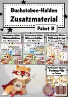 Vorschau - Fördermaterial/Inklusion - Buchstabenhelden: Zusatzmaterial (Wachsendes Paket) B - Deckblatt