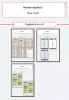 Vorschau - Arbeitsblätter - Materialpaket "New York" - Deckblatt
