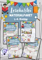 Vorschau - Arbeitsblätter - Lesekartei Grundwortschatz häufige Wörter Materialpaket - Deckblatt
