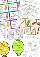 Vorschau - Arbeitsblätter - 🎈Schulstart-Paket - GROWING BUNDLE 🎈 - Deckblatt