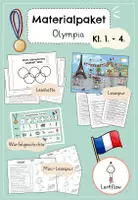 Vorschau - Spiele - Materialpaket: Olympische Spiele, Olympia | Lesen, Schreiben - Deckblatt
