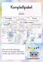 Vorschau - Stundenentwürfe - Komplettpaket 2024 grundschulmonster1 - Deckblatt