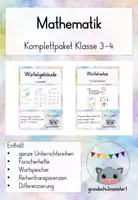 Vorschau - Unterrichtsreihen - Komplettpaket Mathematik Klasse 3-4 - Deckblatt