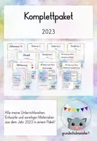 Vorschau - Stundenentwürfe - Komplettpaket 2023 grundschulmonster1 - Deckblatt
