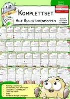 Vorschau - Arbeitsblätter - Buchstabenmappen XXL-Komplettpaket – österreichische Fibelschrift | Lesen & Schreiben lernen | Karibu 1 Klasse 1 - Deckblatt