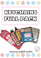 Vista previa - Refuerzo / NEE / Materiales de apoyo - KEYCHAINS FULL PACK 5x4 (PACK DE LLAVEROS) - Portada