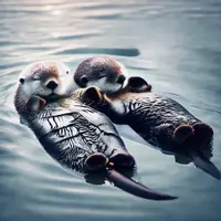 Vorschau - Arbeitsblätter - Otter-Abenteuer: Malbuch und interaktives Lernmaterial über die verspielten Tiere - Deckblatt