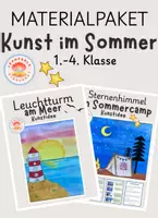 Vorschau - Arbeitsblätter - Materialpaket Kunst im Sommer - Deckblatt