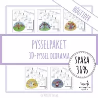 förhandsvisning - Pysselpaket 3D-pyssel diorama Högtider - försättsblad