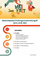 Vorschau - Arbeitsblätter - Prüfungsvorbereitung B1 - Schreiben - E-Mails - Deckblatt
