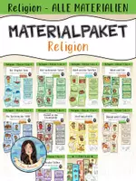 Vorschau - Arbeitsblätter - Materialpaket - Religion - Deckblatt