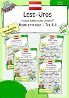 Vorschau - Arbeitsblätter - Lesen lernen mit Karibu 1 – Lese-UFOs in österreichischer Fibelschrift | Leseblätter & Lesetraining für die 1. Klasse - Deckblatt