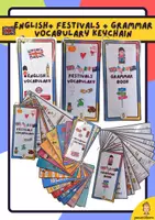Vorschau - Stationenlernen - Pack Vocabulary +grammar +Festivals keychain - Deckblatt
