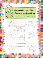 Vorschau - Unterrichtsreihen - Materialpaket Ganzwörter umfangreiches Paket aus 187 Wörtern - Deckblatt