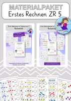 Vorschau - Unterrichtsreihen - Materialpaket Erstes Rechnen im Zahlenraum 5 - Deckblatt