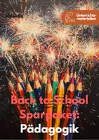 Vorschau - Stundenentwürfe - RIESEN BACK TO SCHOOL Sparpaket im Fach Pädagogik! - Deckblatt