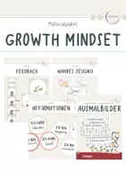 Vorschau - Mal- und Bastelvorlagen - Materialpaket - Growth Mindset - Deckblatt